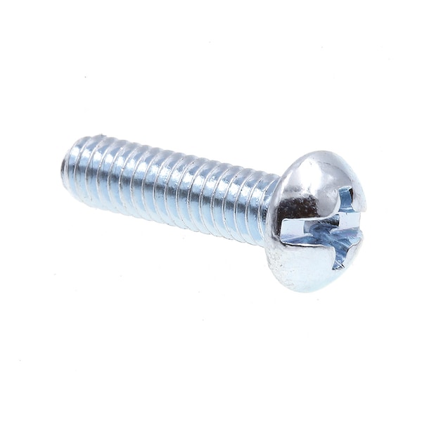 Prime-Line Machine Screw, Round, Phil/Sltd Comb Drive No. 8-32 X 5/8in Zinc Plated Steel 75PK 9003531 - main